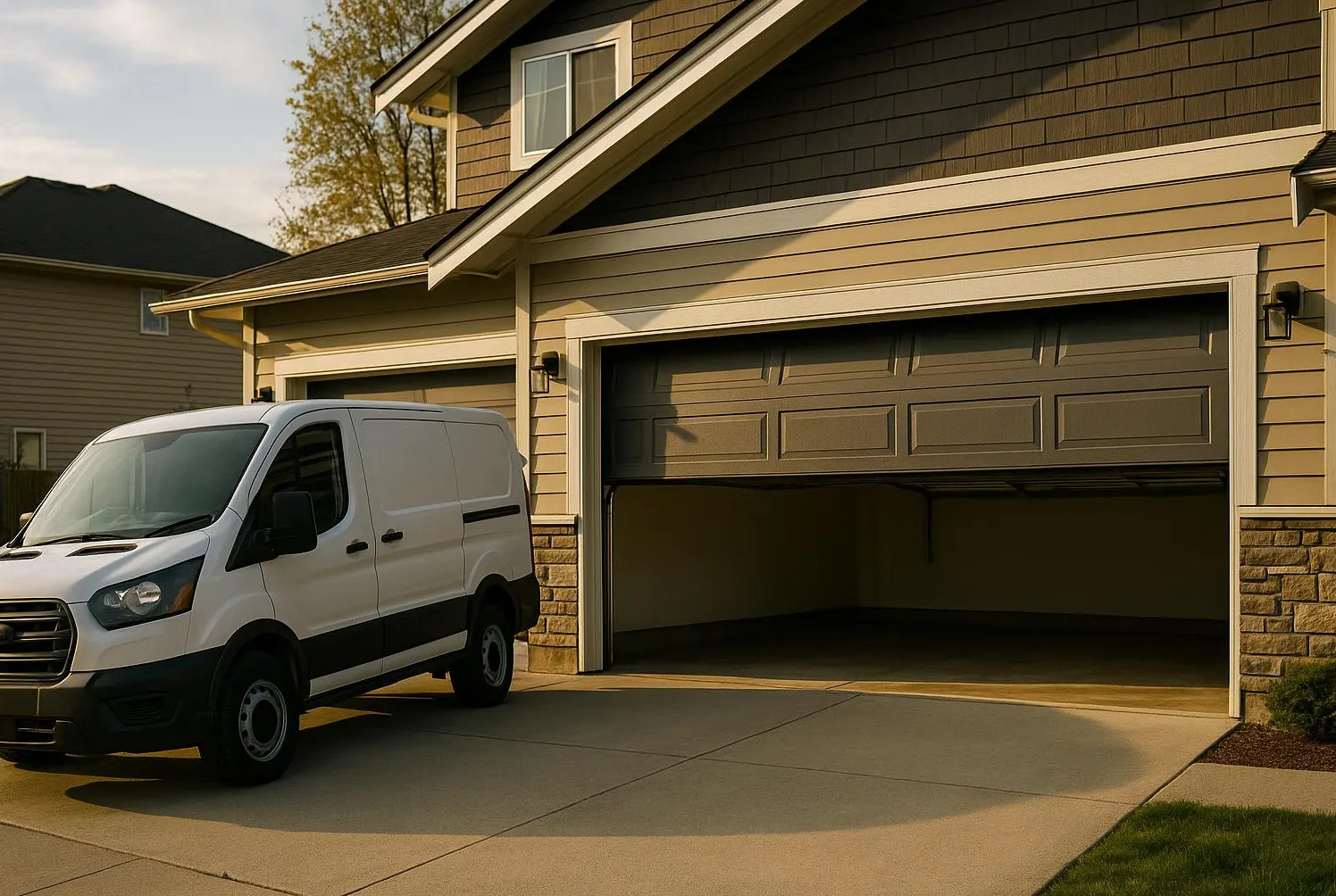 Garage Door in Cantonment